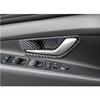 For Hyundai Elantra 2021-2025 Carbon Fiber Inner Door Handle Bowl Cover Trim 4PC
