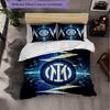 Borussia Dortmund Pattern 3 Pieces Bedding Set Soft Microfiber Duvet Cover with Pillow Cases for Bedroom