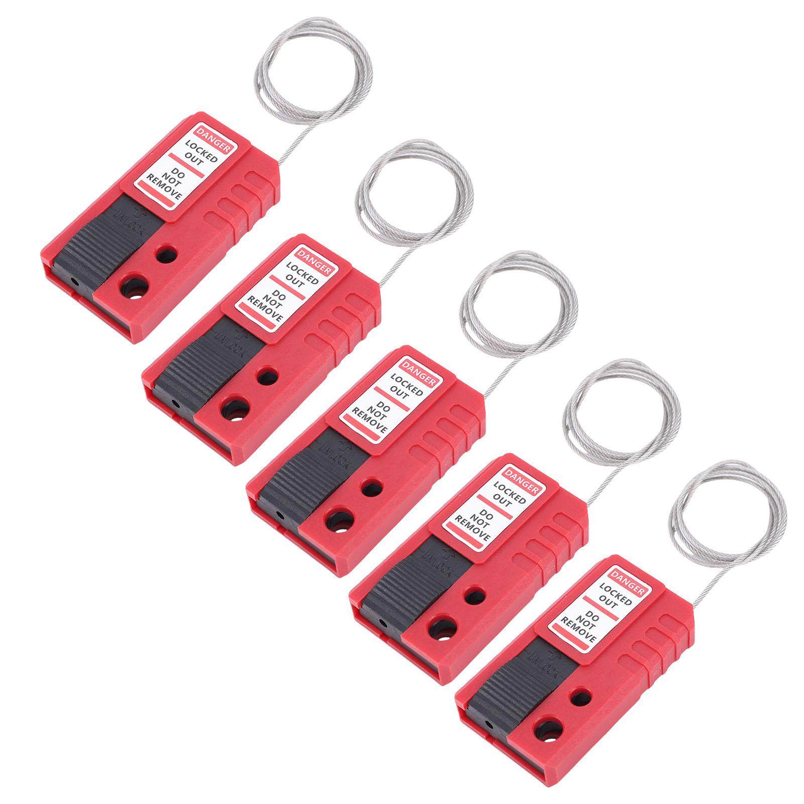 

Lockout Tagout Cable Lock Multifunctional Industrial Loto Cable Lock for Machinery