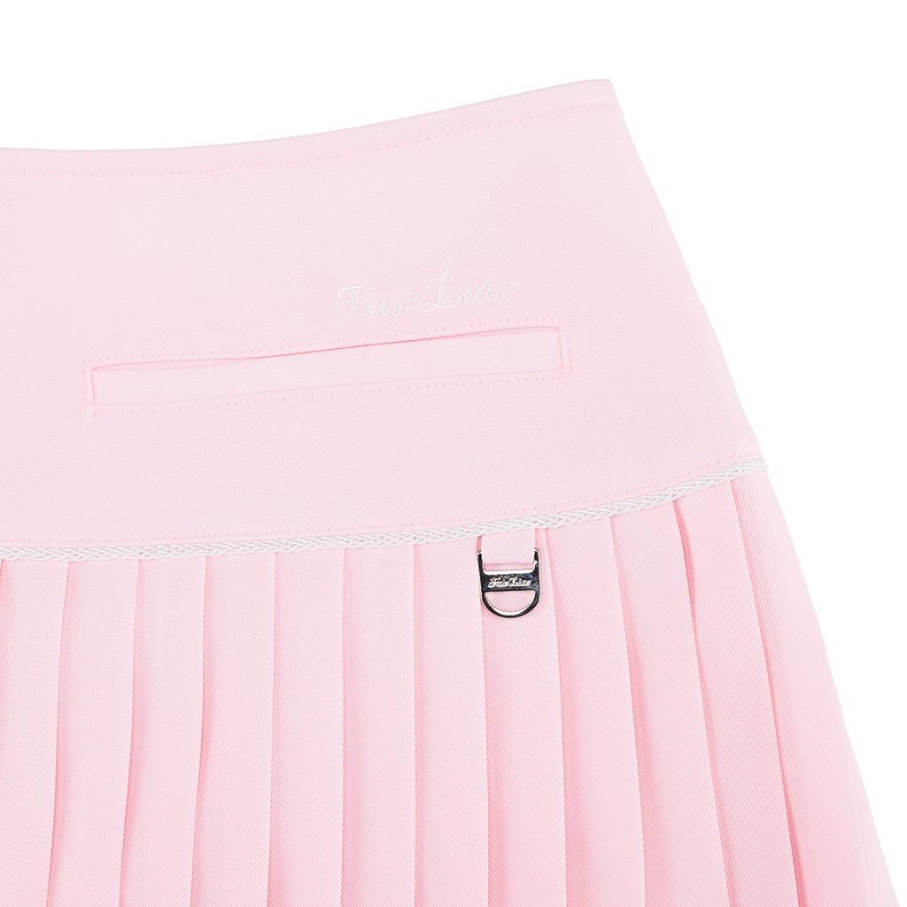 FAIRLIAR GOLF Flare Pleated Ferra Skirt (Pink)