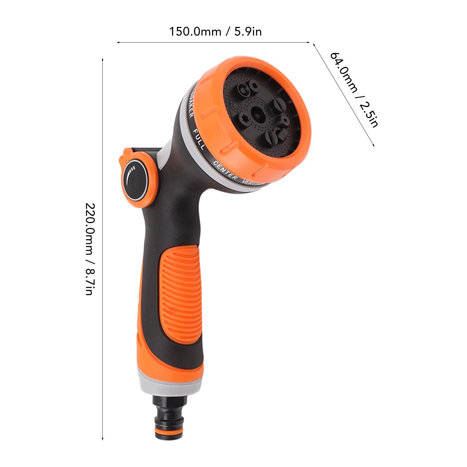 

Garden Hose Nozzle Sprayer 10 Modes Heavy Duty Handheld Water Hose Nozzle High Pressure Garden Sprayer for Watering Plants Lawns