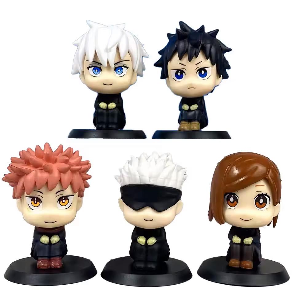 SEGA Jujutsu Kaisen Фигурка Итадори Юдзи Годзё Сатору Фусигуро Мэгуми Кугисаки Милый Игрушечный Автомобиль Украшение ПВХ Модель Подарок