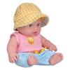 8 Inch Reborn Baby Doll Full Body Vinyl Lifelike Baby Girl Dolls Soft Newborn Baby DollsPink