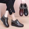 Winter Non-Slip Velvet Flat Boots for Middle-Aged & Elderly Women - Warm, Waterproof, Low-Top Grandma Shoes