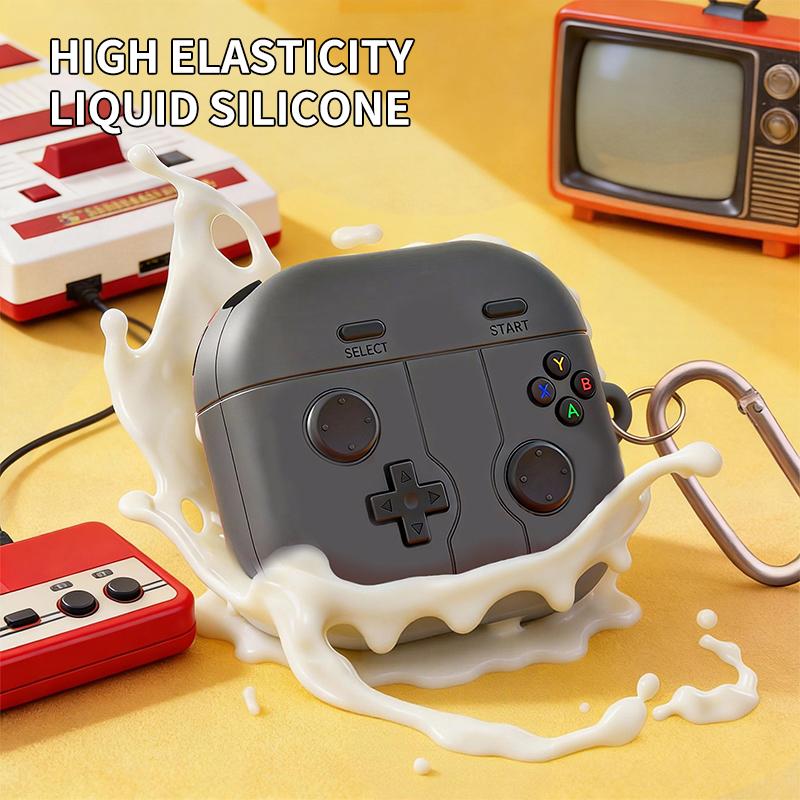 Suitable For Galaxy Buds4 Headphone Case Retro Gaming Console Buds4/4Pro Bluetooth Silicone Headphone Cover
