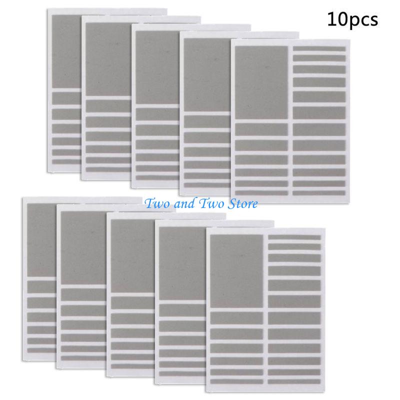 HX6F 10 Pack Invisible Ring Size Adjuster Multi-Size Ring Resizer for Loose Rings серый