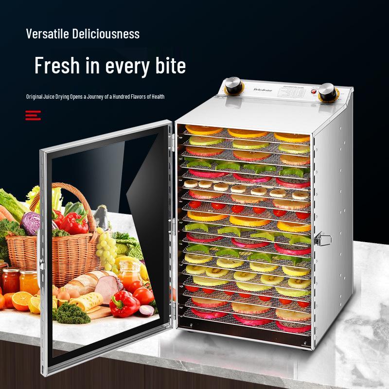 Compact Multifunctional Food Dehydrator for Fruits, Vegetables, Snacks, and Jerky