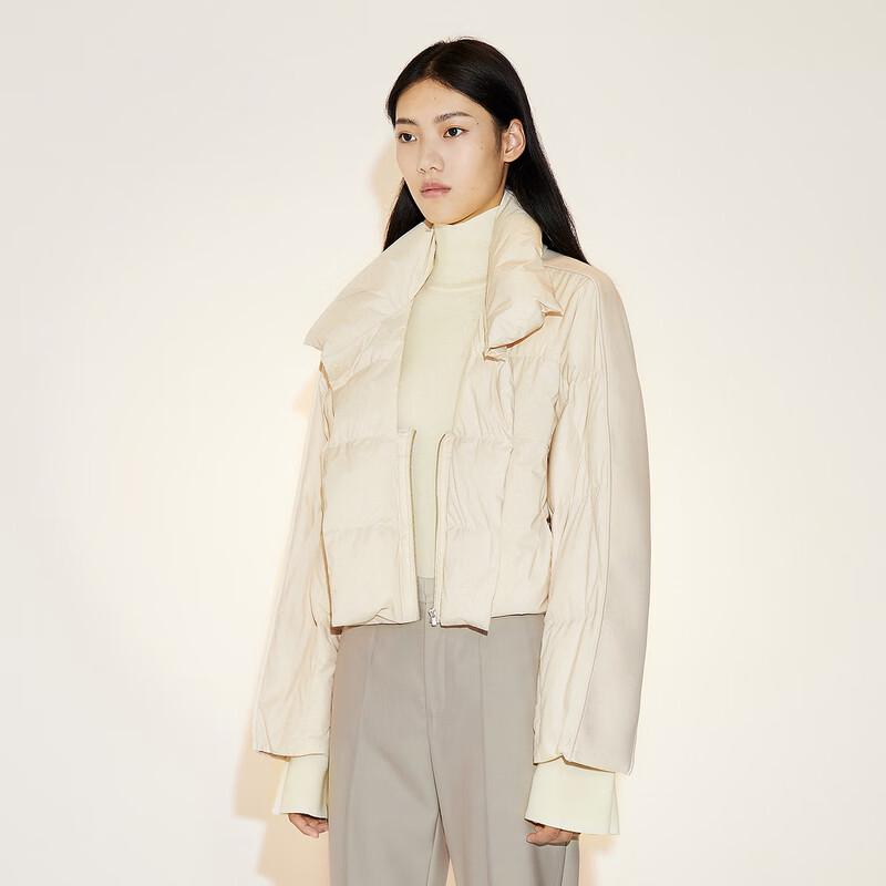 

LESS Женский элегантный короткий пуховик со стойкой XL