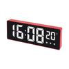 Modern Minimalist Led Digital Alarm Clock With Calendar And Temperature For Bedroom Or Office Use