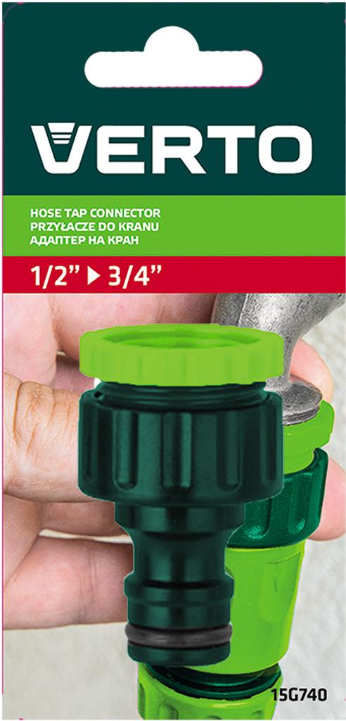 Tap connection 1/2"- 3/4"