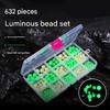 Fishing Accessories Fishing Peg Glow Bobber Stopper Silicone Space Bean Stopper Float Sinkers Stops for Fishing Line