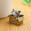 PVC Cartoon Kitten Succulent Garden Ornament - DIY Bonsai Decor Figurine