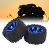 2PCS RC Rubber Tires 144018-3001 Remote Control Car Right Wheel Tire Replacement for WLtoys