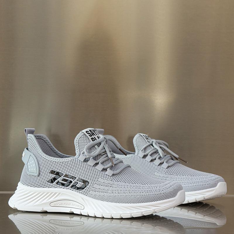 Fashion Men's sports running shoes 2024 autumn new style men's trendy lace up couple fashion casual tennis shoes