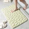Popular Non-Slip Pebble Bathroom Mat for Toilet and Kitchen