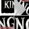 Set Of 2 Modern King Crown Black White Curtains Digital Printing Bold Letter Pattern Monarch Symbol Living Room Bedroom Curtain Polyester Perfect For