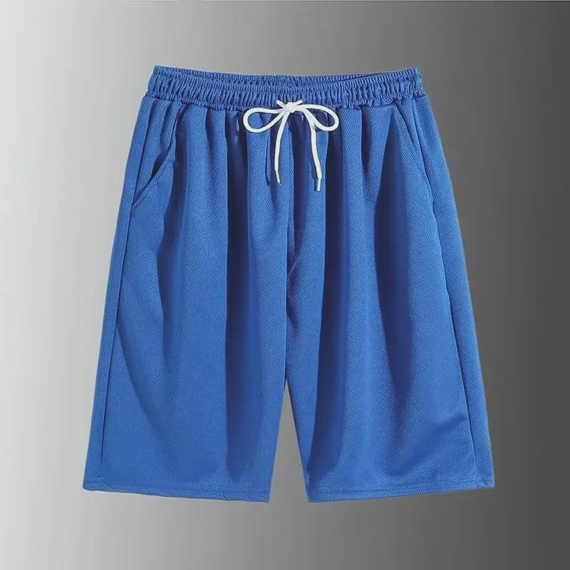 Men's 100% Cotton Quick-Drying Summer Shorts, 5-Inch Length