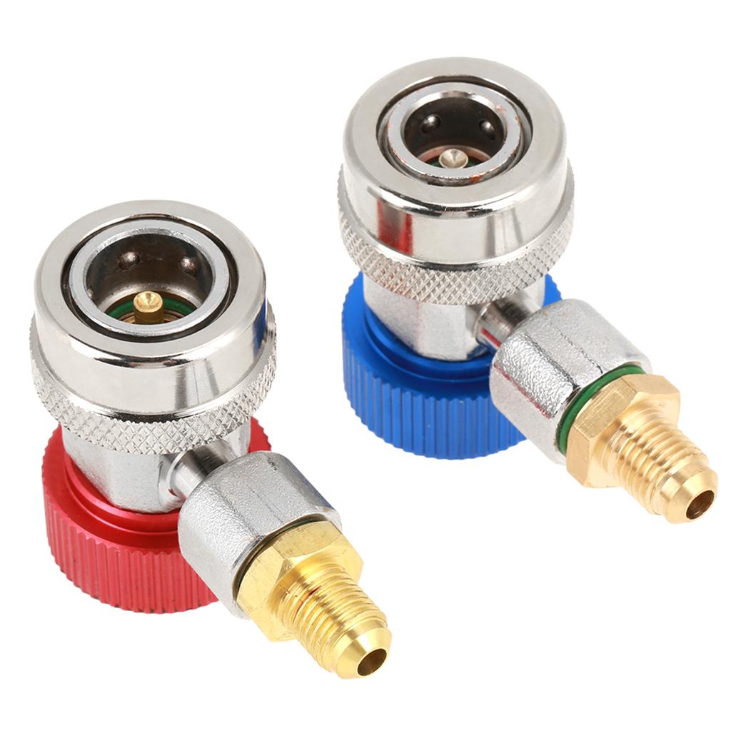 R134 A C Low High Quick Connector Air Conditioning Coupler Adapter with Cap
