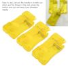 3pcs Yellow Plastic Needle Threader Plastic Self-Thread Guide  Household Use