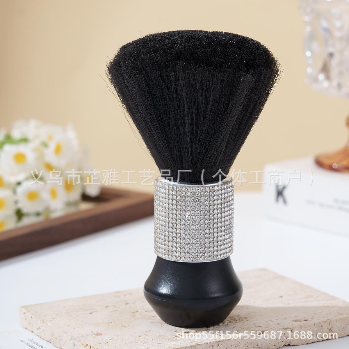 

New Hair Brush Wool Broken Hair Brush Barber Shop Sweep Brush Cutting Cleaning Tool Soft Hair Neck Brush белый