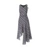 Summer plaid neck sleeveless vest dress children's new casual small high-end irregular long dress