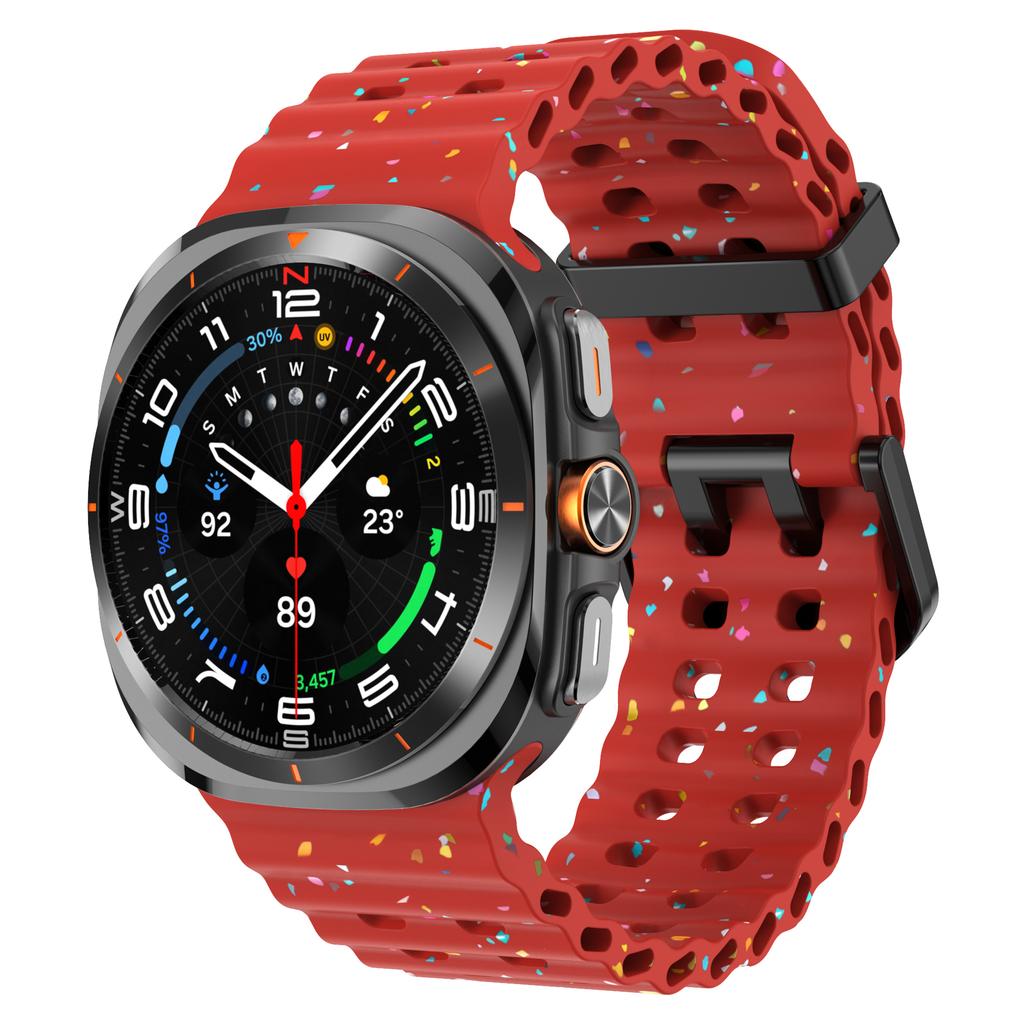 Silicone Breathable Strap For Samsung Galaxy Watch Ultra 47mm Marine Wristband Bracelet Galaxy Watch Ultra(2025) 47mm  Watchband