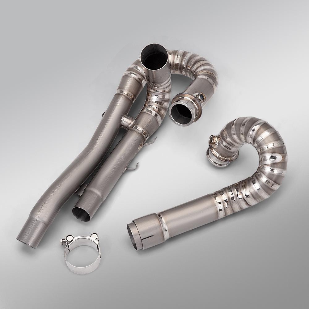 Triumph Tiger 1200 XE Titanium Front Exhaust Pipe (19-23) - Motorcycle Moped Mod Accessory