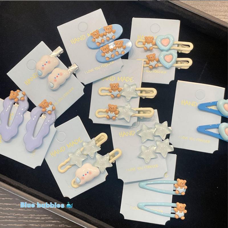 

Симпатичная заколка для волос с облаком, женская звездочка, заколка для волос с боковой челкой, заколка для волос, головной убор