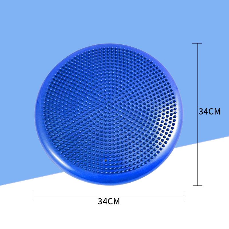 Yoga Balls Balance Pad,Yoga Massage Cushion,Rehabilitation Training,Semi-Circular Massage Ball,Ankle Trainer