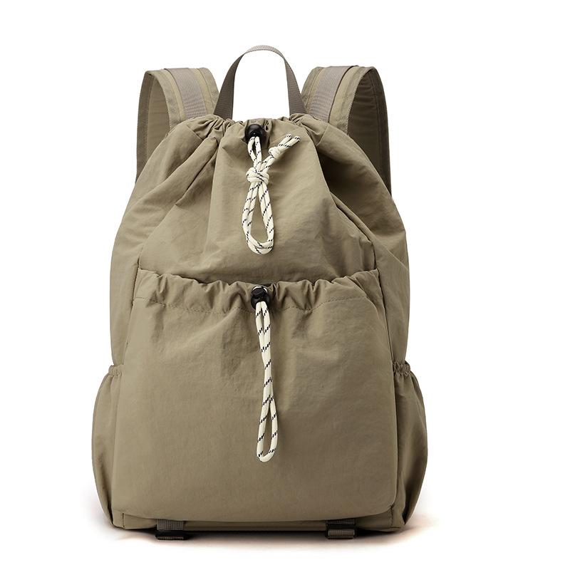 Schoolbag Drawstring Sports Backpack Women's Outdoor Mountaineering Leisure Travel Backpack New Male Student Large Capacity School Bag