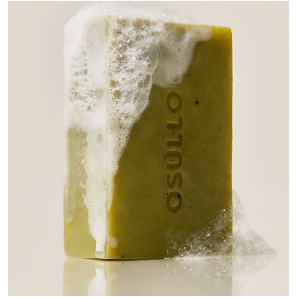 Osulloc Jeju Green Tea Cleansing Bar 90g (Dry Weight) - Gentle Facial Soap
