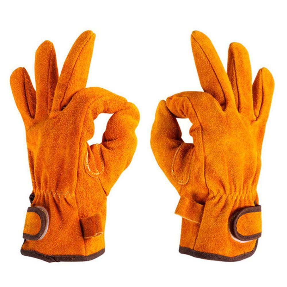 Wear-resistant Leather Working Gloves Non-Slip Safety Gloves Safety Protection