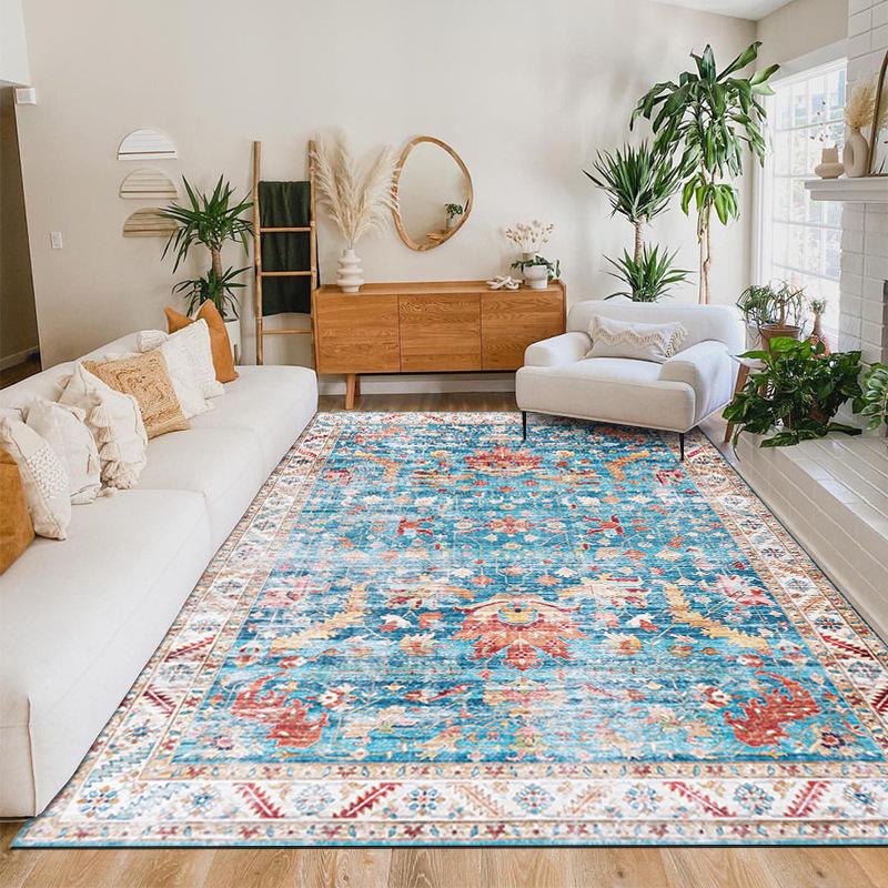 Bohemian Carpet Retro Persian Ethnic Style Living Room Carpet Floor Mat Moroccan Home Floor Mat