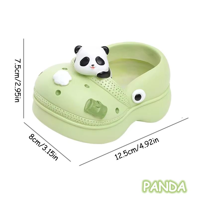 

Adorable Animal Clog Resin Flower Pot for Succulents Cactus Plants, Decorative Planter for Whimsical Home/Office Decor