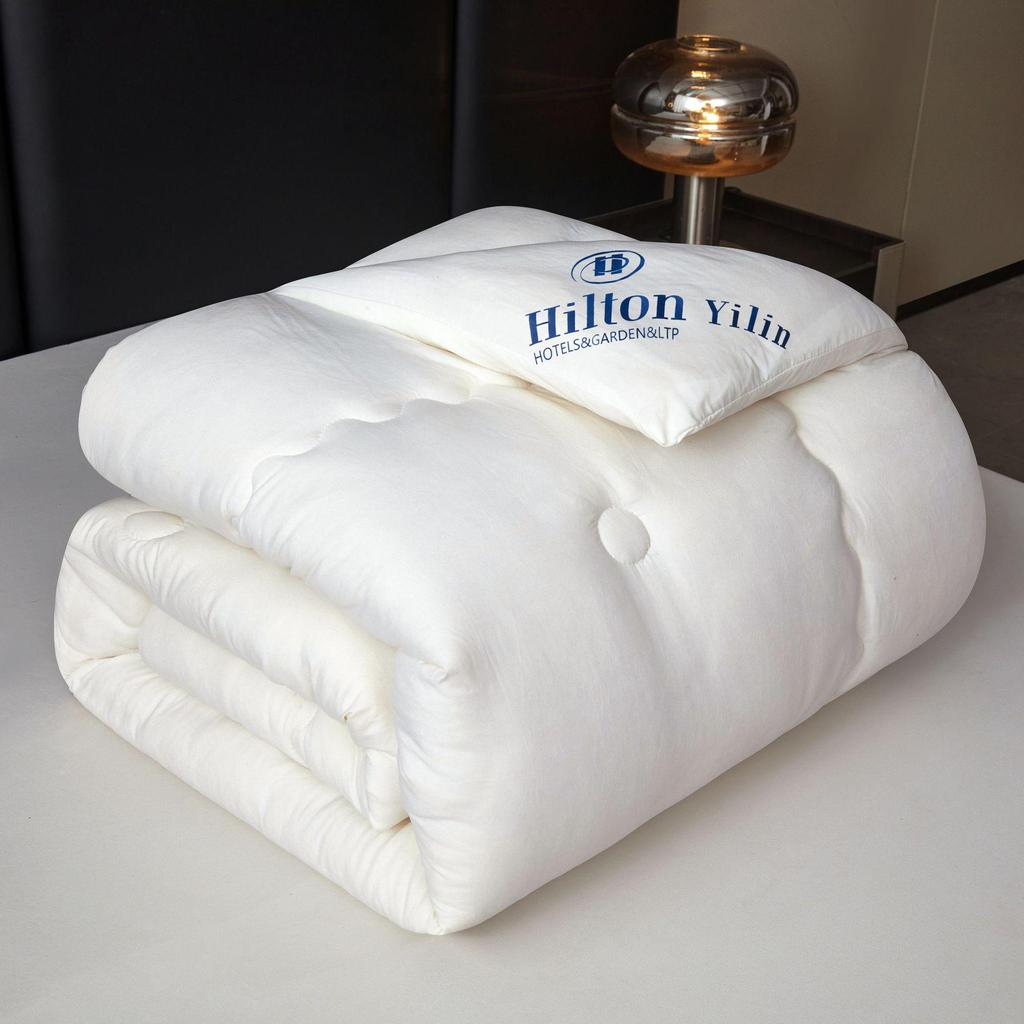Hilton Hotel Style Feather Velvet Quilt - Spring, Autumn & Winter Bedding Gift.