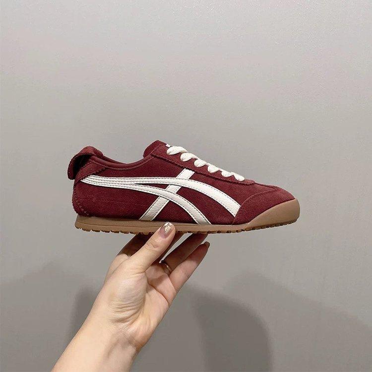 Retro Sports Flat Shoes Women's 2025 Autumn Explosion Versatile Soft-soled Sports and Leisure Board Shoes Comfortable Moral Training Shoes Tide