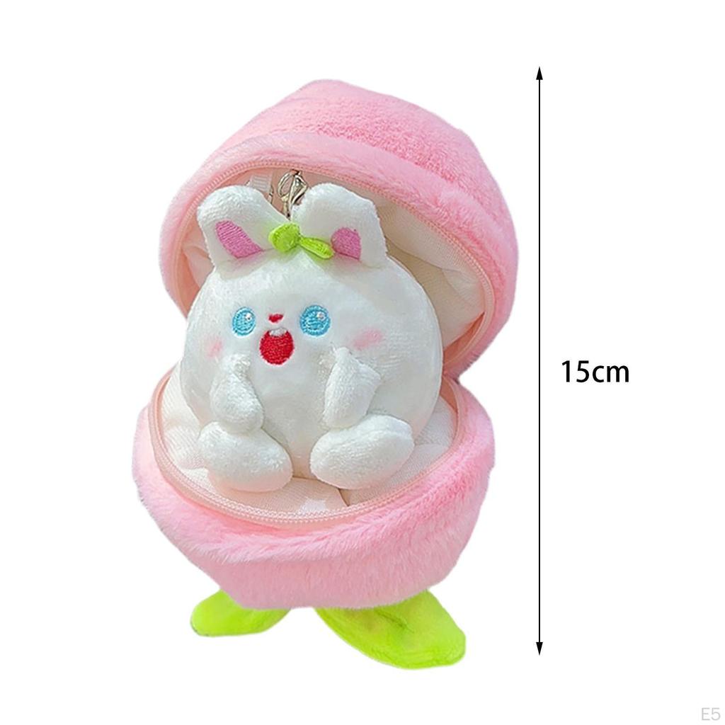 Fruit Doll Plush Keychain Kids Bag Pendant Birthday Gift Keyring Holder Soft Men Women Car