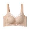 Lace micro transparent comfortable gathering bra, 24 hours without skin pricking, A-B cup exclusive, exquisite and not restrictive