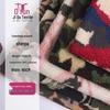 Camouflage Sherpa Jacquard Knit Fleece Overcoat