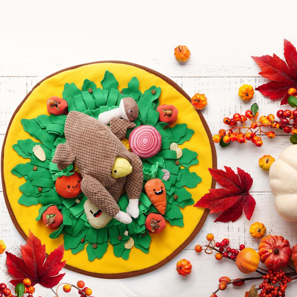 The Nocciola Turkey Squeaky Dog Toy is designed to keep your dog It doubles as a puppy teething toy and an interactive toy to relieve Perfect for