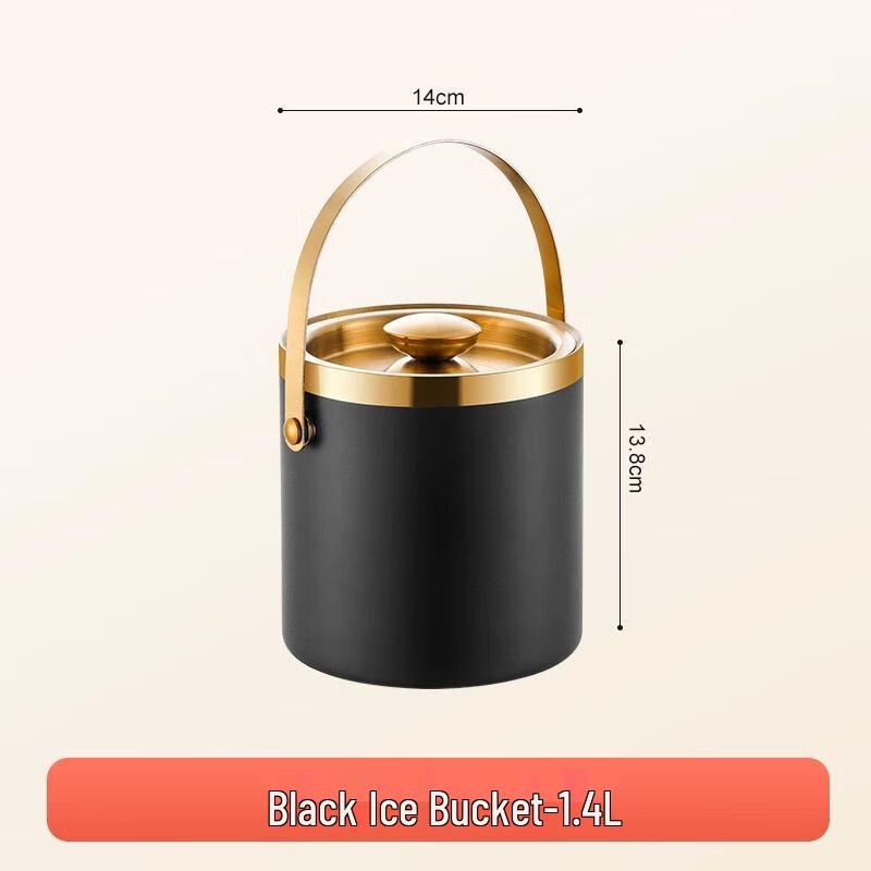 Double-Layer Plastic Ice Bucket