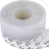 [Self-Adhesive Plastic Door Seal] 1pc 16ft Self-Adhesive Weather Stripping, Plastic Door Seal Strip, Windproof & Soundproof, 20-Min Fire Rating