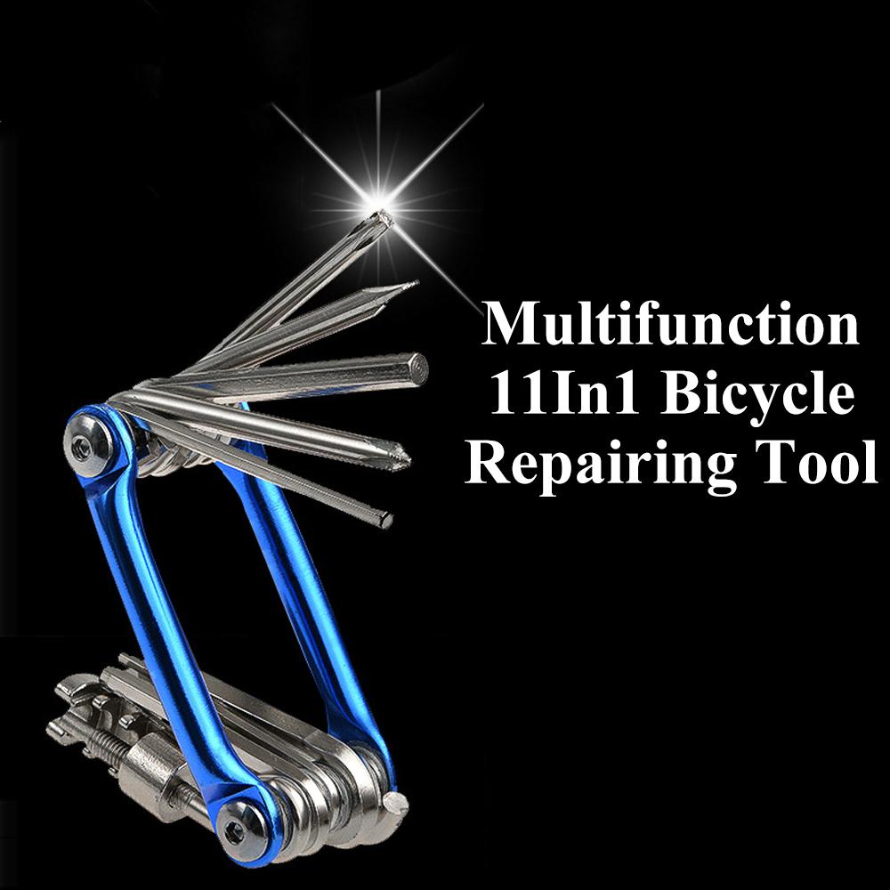 Multifunktions 11 In1 Fahrrad Reparatur Set Fahrrad Reparatur Tool Kit Schraubenschlüssel Schraubendreher Kette Hex Speichen Berg Radfahren Werkzeuge