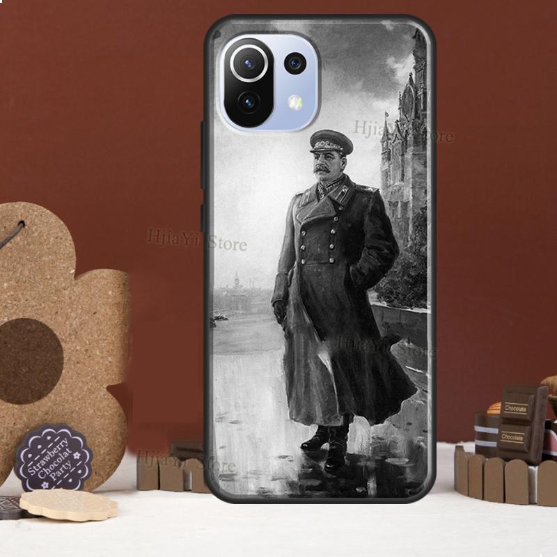 Russian Commander Stalin Funda For POCO F5 X3 X4 X5 Pro F4 GT C40 F3 Case For Xiaomi 11T 12T Pro 12 X 13 Lite Cover