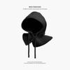 Women's Woolen Beanie with Ear Protection and Plush Lining - Ideal for Big Head Circumference, Small Face, Autumn/Winter