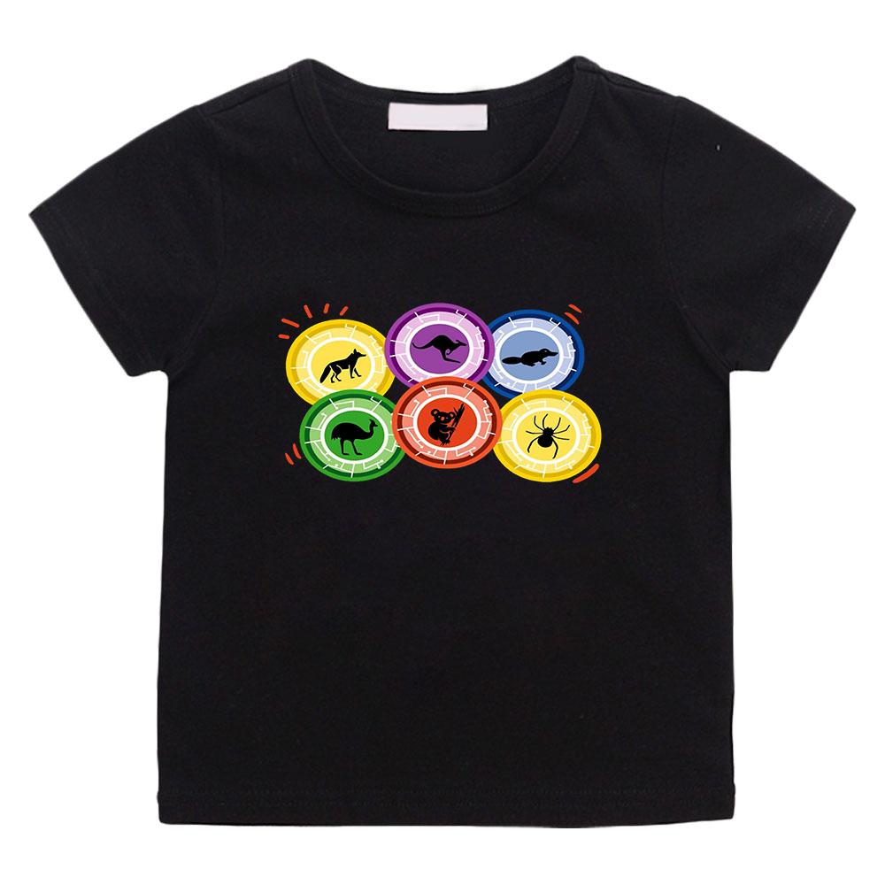 

Wild Kratts Cartoon T-shirt High Quality Anime Print 100%Cotton Casual Tees Cute Boys Girls O-neck Tops Children Clothing Summer 100 чёрный