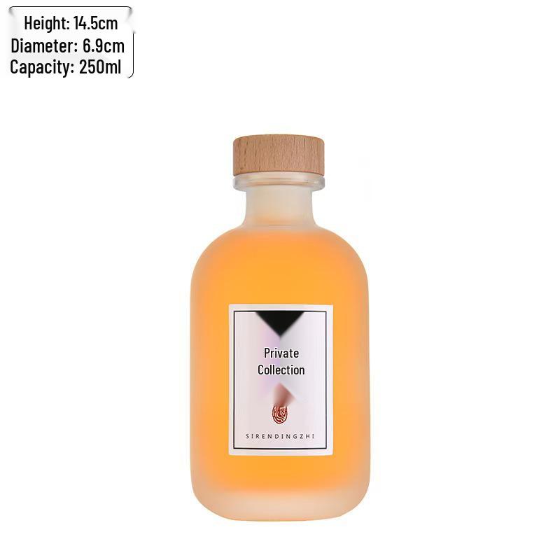 Premium Homemade Fruit Wine Bottles: Sealed, Leak-Proof, Frosted Glass with Large Belly Design