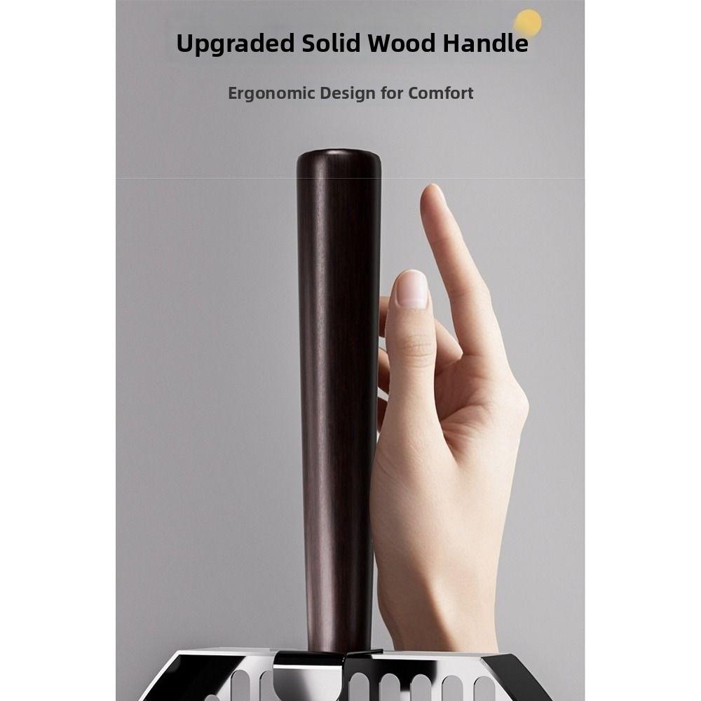 Wood Handle Cat Litter Scoop Stainless Steel Waste Removal Sifting Tool  Cat Supplies