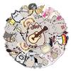 50 Cartoon Fatso the Cat Waterproof Stickers for Suitcases, Trolleys, Cars, and Refrigerators
