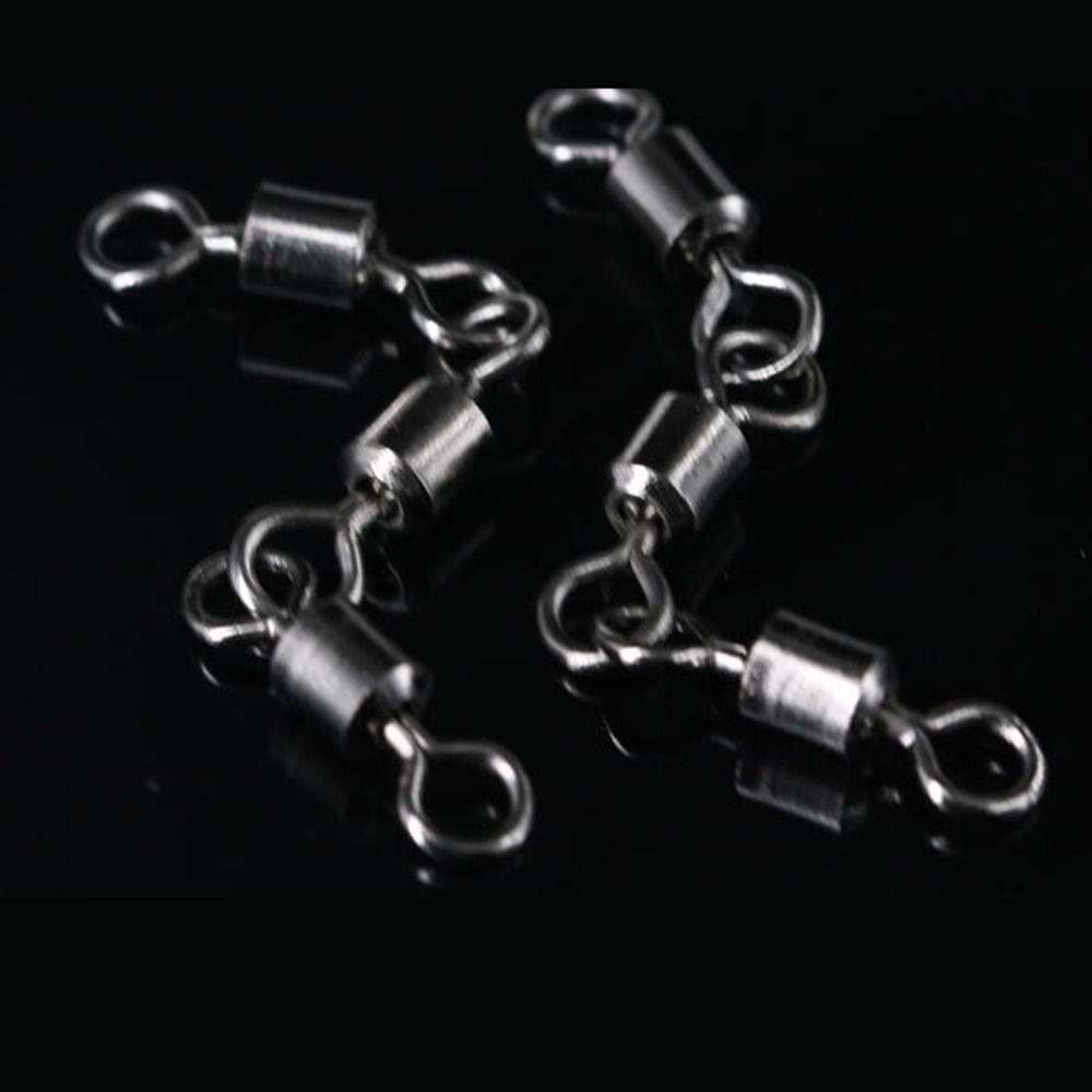 10PCS 8-Shape Swivel Rolling Connector Flexible Rotation Fishing Rolling Swivel   Carp Fishing